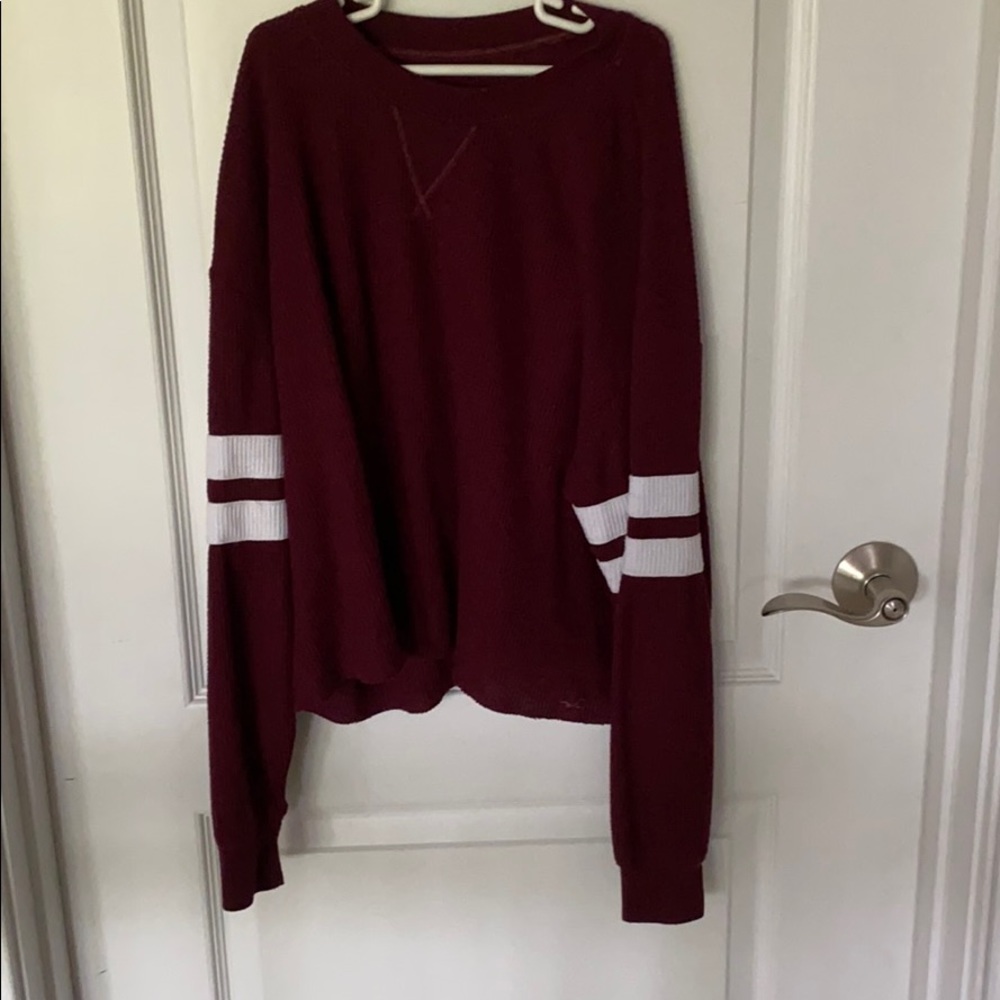 hollister cropped sweater